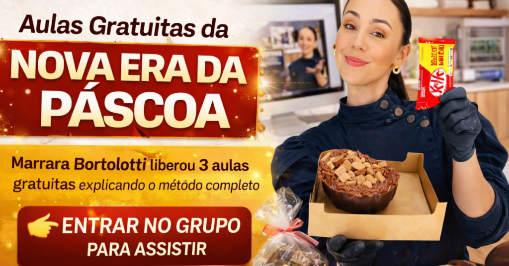 Curso Nova Era da Páscoa 2026 da Marrara Bortolotti – review completo e aulas gratuitas para vender na Páscoa.