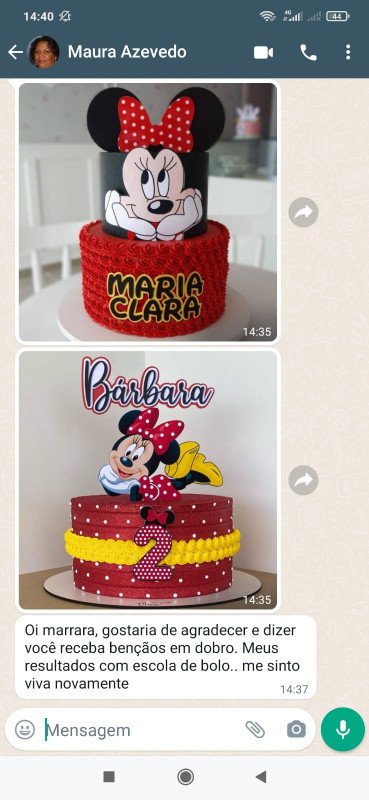 Bolos decorados aprendidos no Escola de Bolo 4.0