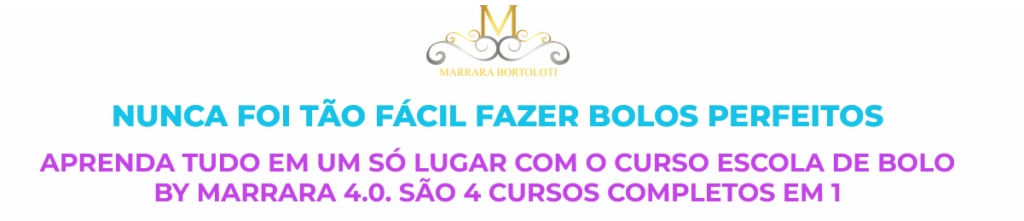 Oferta do Escola de Bolo 4.0 Marrara Bortoloti